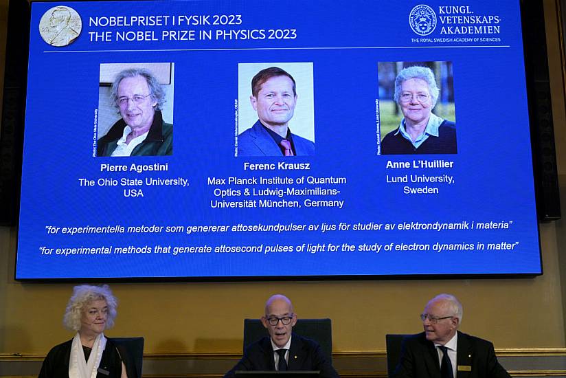 Nobel Prize In Physics Awarded To Three Scientists Analysing Electrons In Atoms