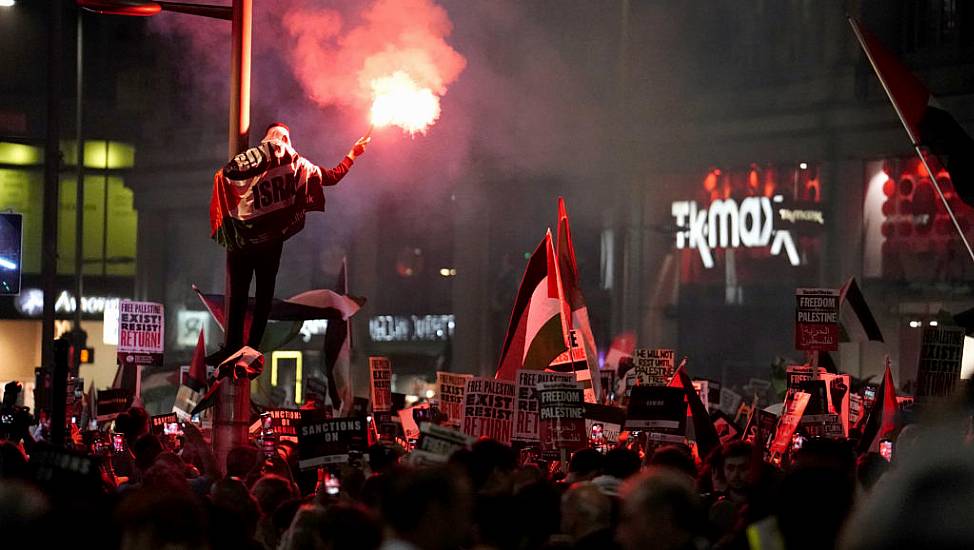 Three Arrests At London Protests At Israel-Gaza Conflict