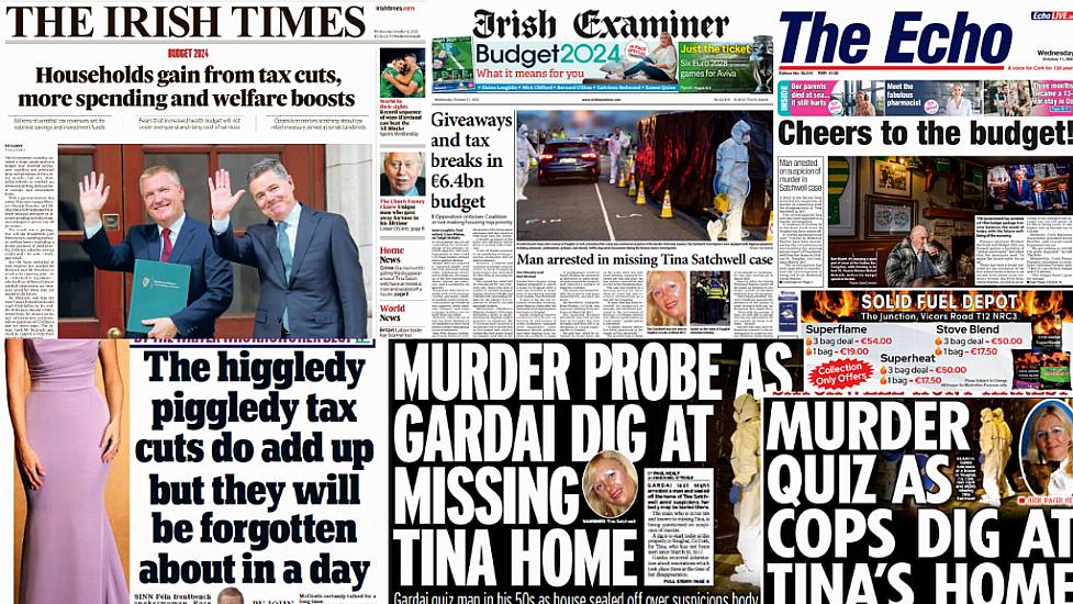 What The Papers Say: Wednesday's Front Pages