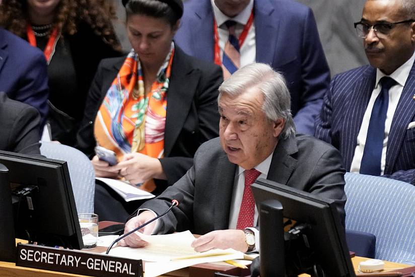 Israel Accuses Un Chief Of Justifying Terrorism Over Hamas Attack Comment