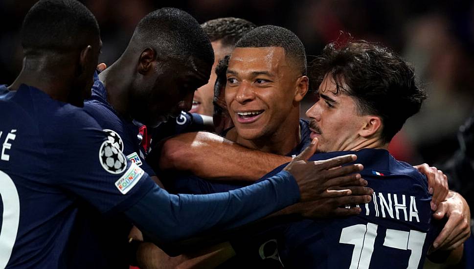 Psg Ease Past Ac Milan To Move Top Of Champions League Group