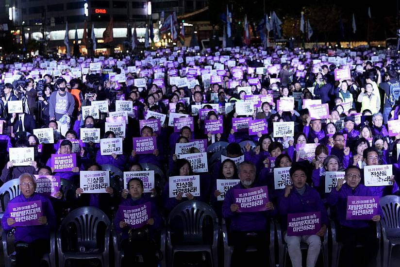 Halloween Crush Victims’ Families Demand Inquiry One Year After Seoul Tragedy