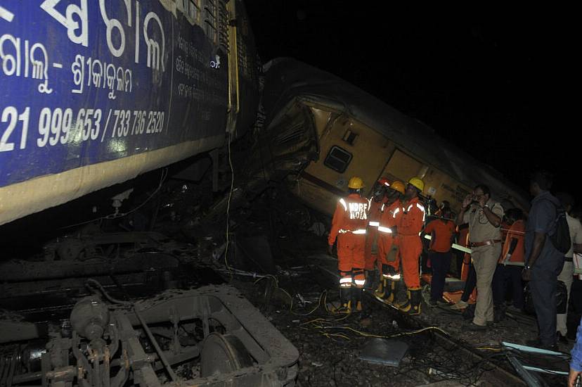 Six Killed And 40 Injured As Two Trains Collide In India