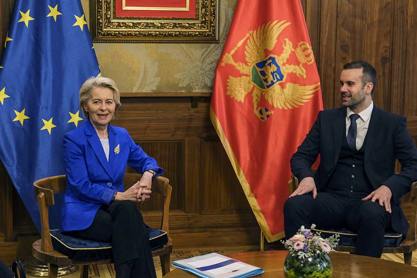 Montenegro Should Push Ahead With Bid To Join Eu, Says Von Der Leyen