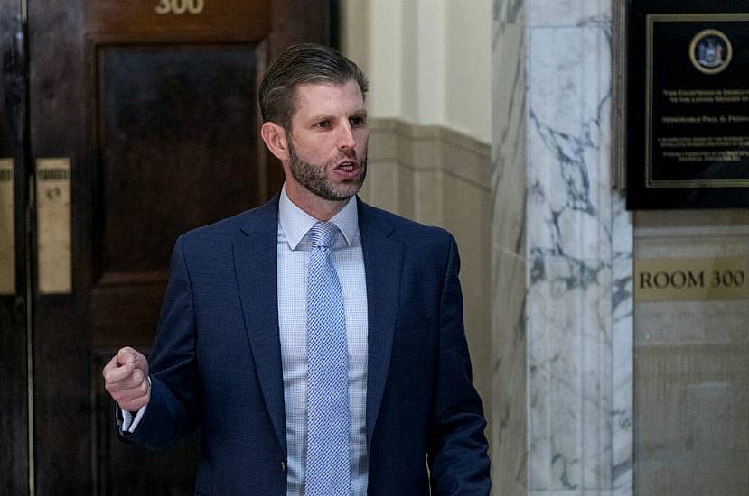 Eric Trump Tells Trial He Relied On Accountants For Key Financial Documents