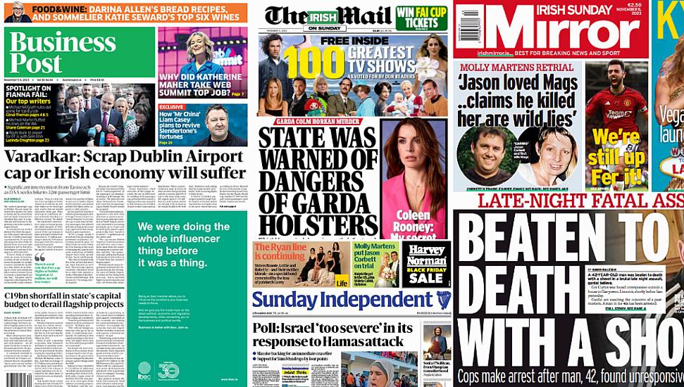 What The Papers Say: Sunday's Front Pages