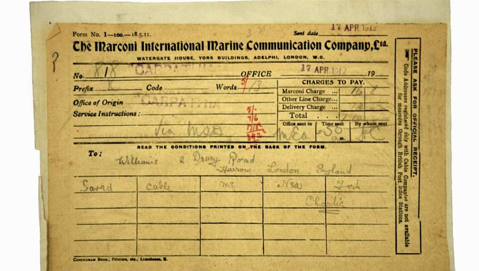 ‘Treasure Trove’ Of Titanic And Jfk Memorabilia Going Under The Hammer