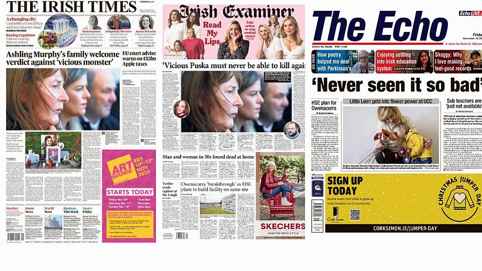 What The Papers Say: Friday's Front Pages