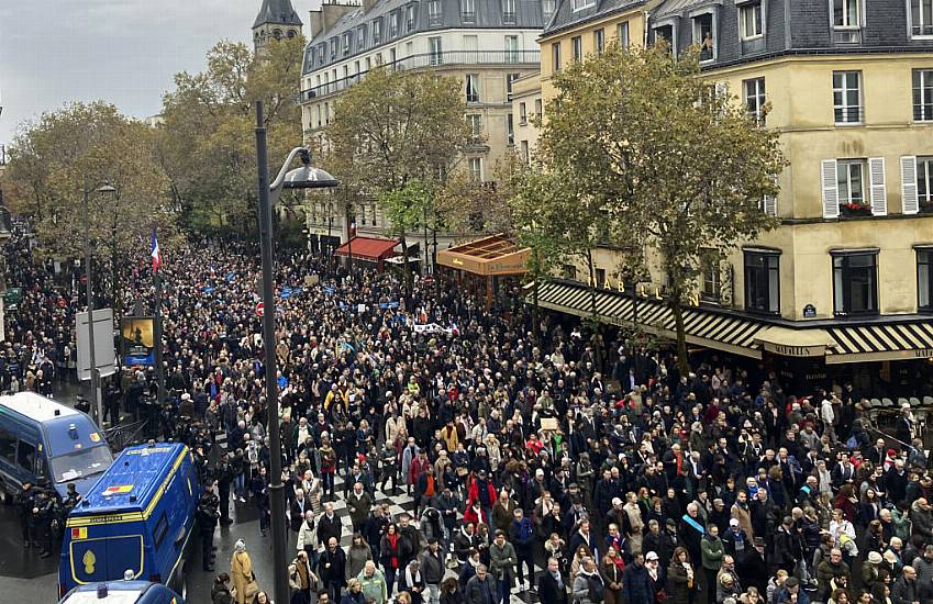 More Than 180,000 People Across France March Against Soaring Antisemitism