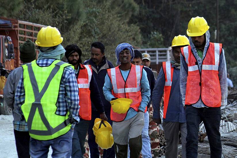 41 Workers Remain Trapped In Tunnel In India For Seventh Day