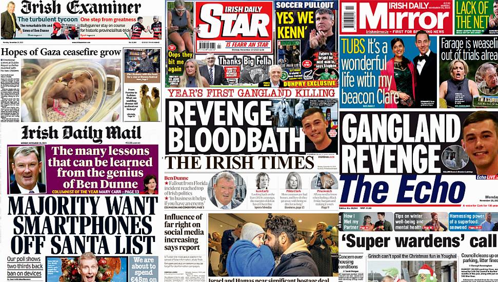 What The Papers Say: Monday's Front Pages