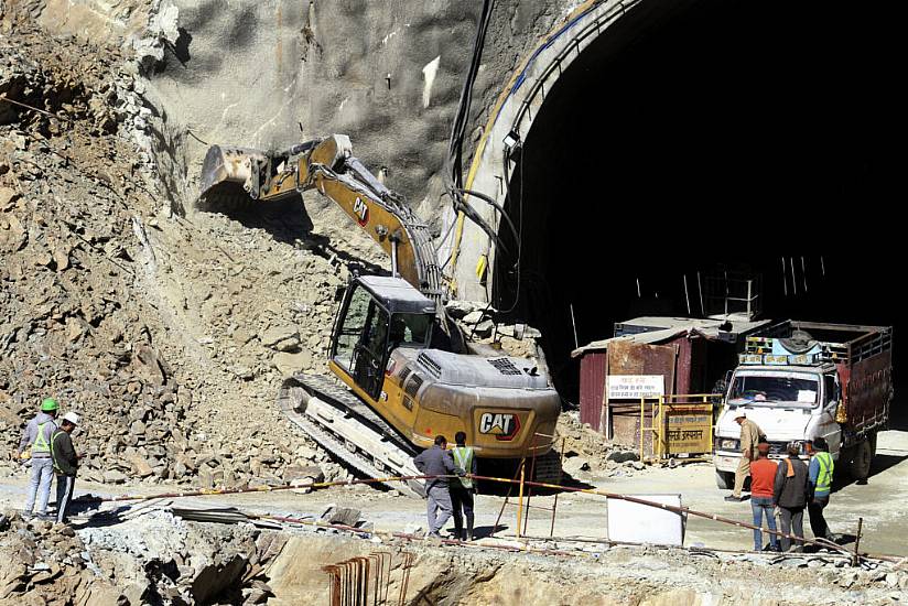 Rescuers Change Approach In Bid To Reach 41 Workers Trapped In Indian Tunnel