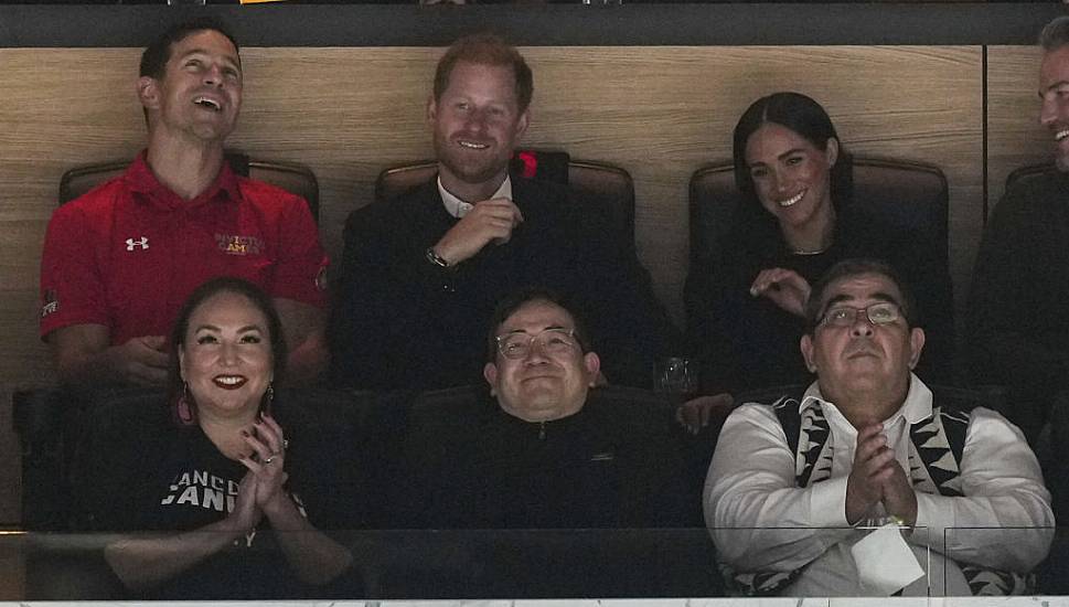 Harry And Meghan Make Surprise Appearance At Vancouver Ice Hockey Game