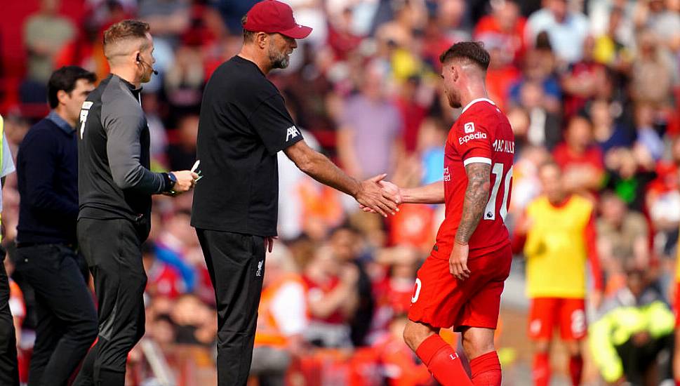 Jurgen Klopp Says Liverpool Can Benefit From Alexis Mac Allister’s Deeper Role