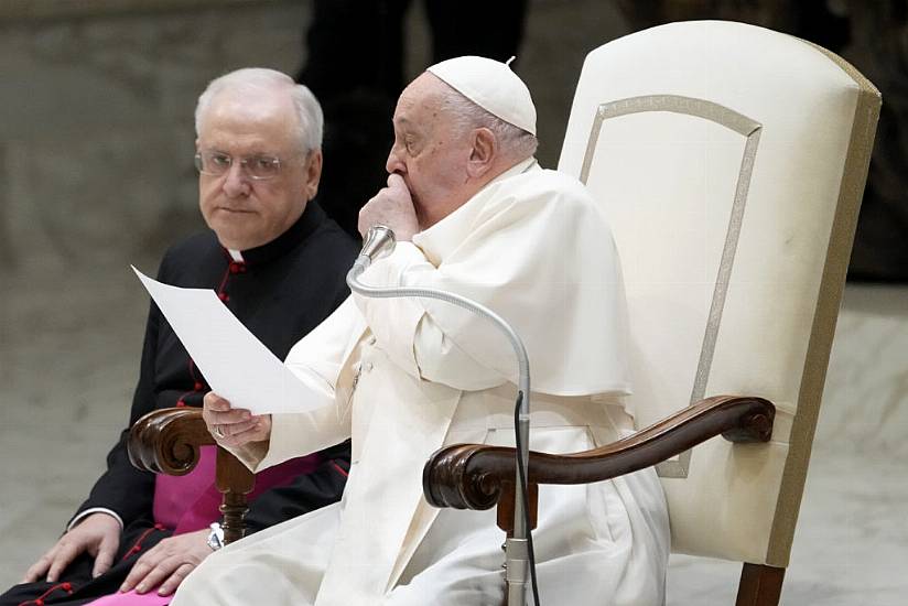 Aide Reads Speech For Unwell Pope Francis