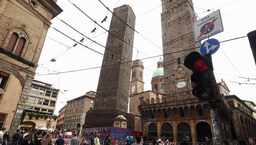 Leaning Tower Cordoned Off In Bologna Amid Collapse Fears