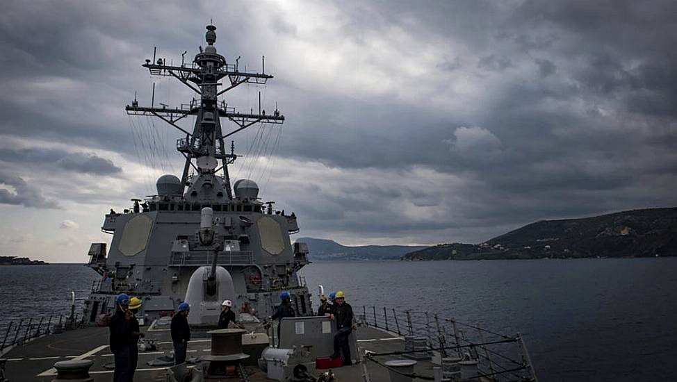 Pentagon Says Us Warship Among Ships Attacked In Red Sea