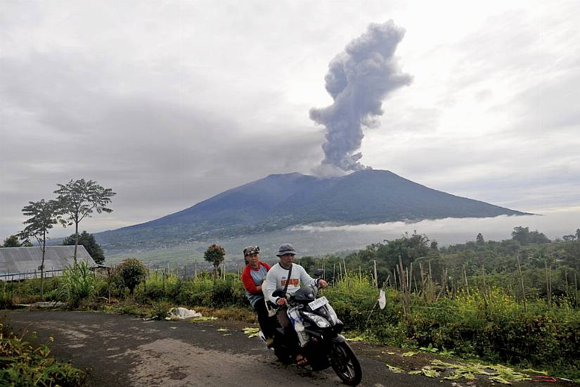 Indonesia’s Marapi Volcano Erupts For Second Day As 12 Climbers Remain Missing