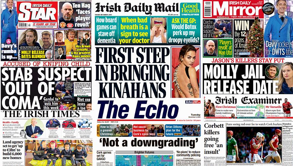 What The Papers Say: Tuesday's Front Pages