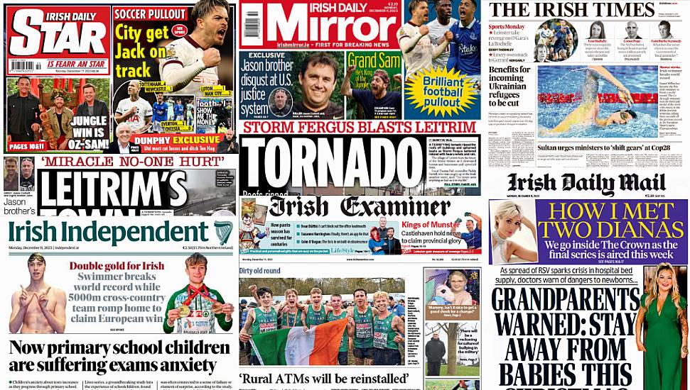 What The Papers Say: Monday's Front Pages