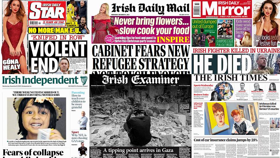 What The Papers Say: Wednesday's Front Pages