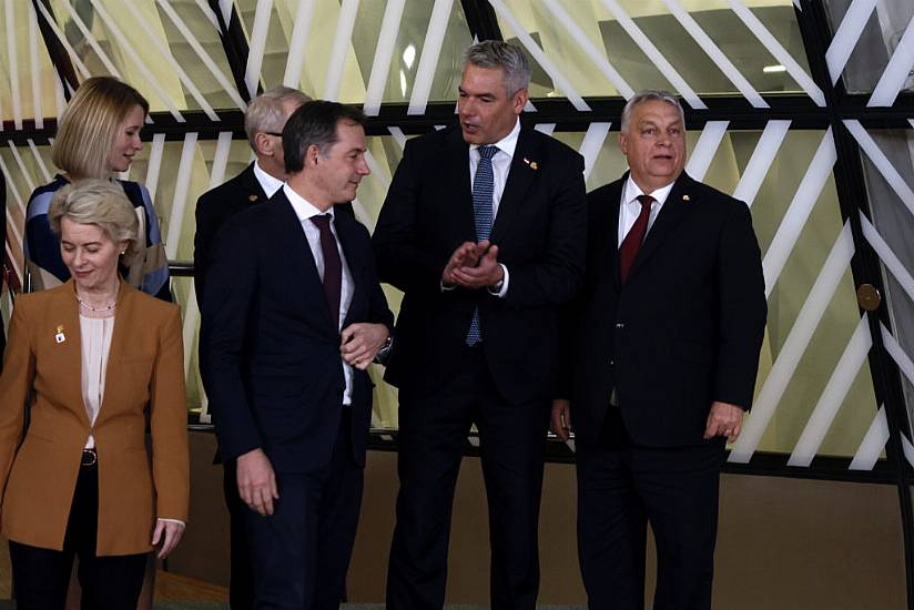 Eu Leaders At Summit Face Challenge From Orban Over Promises To Ukraine