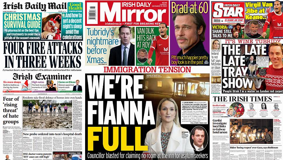 What The Papers Say: Tuesday's Front Pages