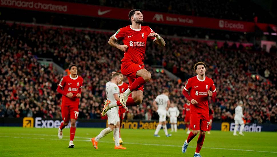 Liverpool Hit Five Against West Ham To Reach Carabao Cup Semi-Finals