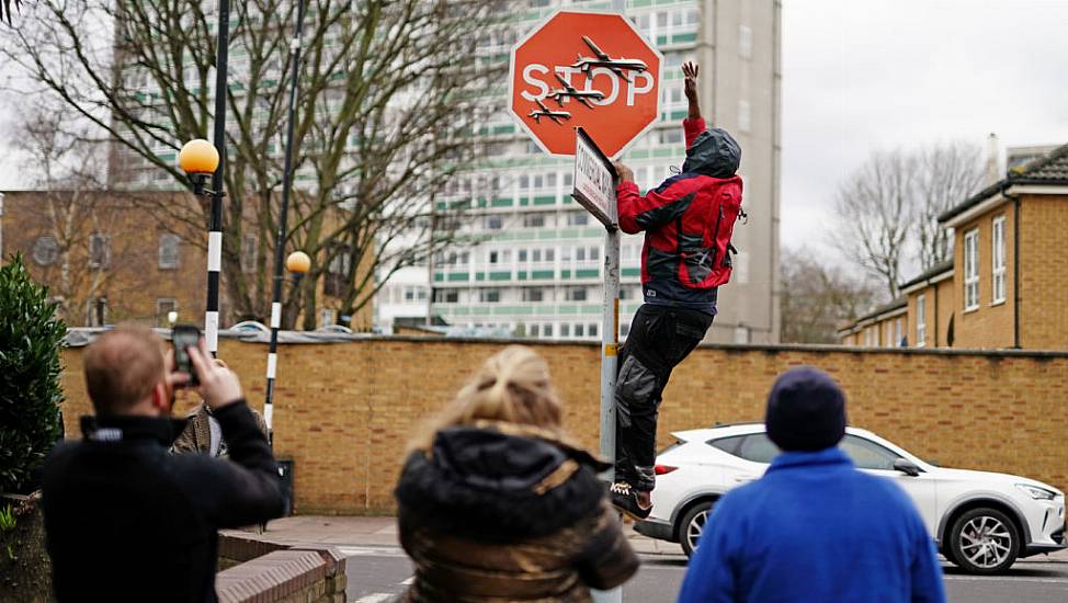 Man Arrested On Suspicion Of Theft And Criminal Damage After Banksy Art Removed