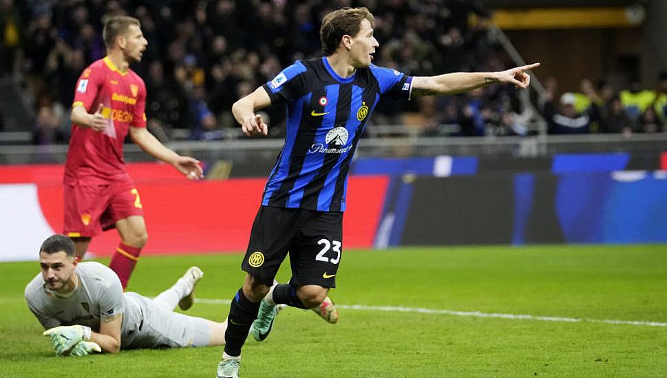 Inter Milan See Off Lecce To Remain Clear Of Juventus At Serie A Summit