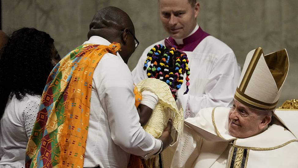 Pope Says ‘Our Hearts Are In Bethlehem’ As He Presides Over Christmas Eve Mass