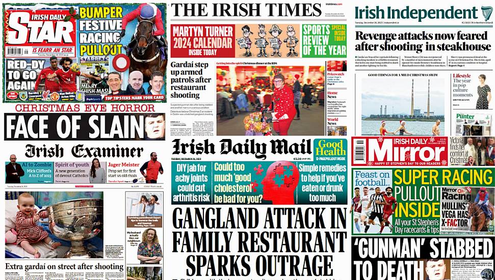 What The Papers Say: Tuesday's Front Pages