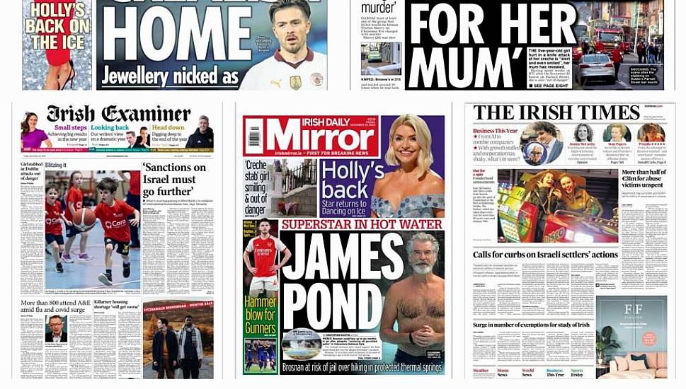 What The Papers Say: Friday's Front Pages