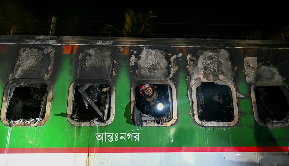 Bangladesh Poll Booths Burn On Election Eve As Train Arson Kills Four