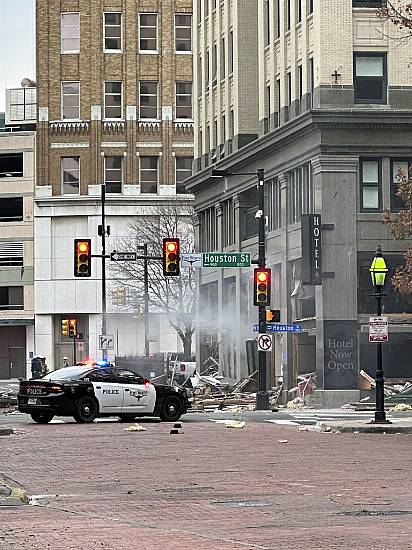 Texas Hotel Explosion Injures 11 And Scatters Debris Across Central Fort Worth