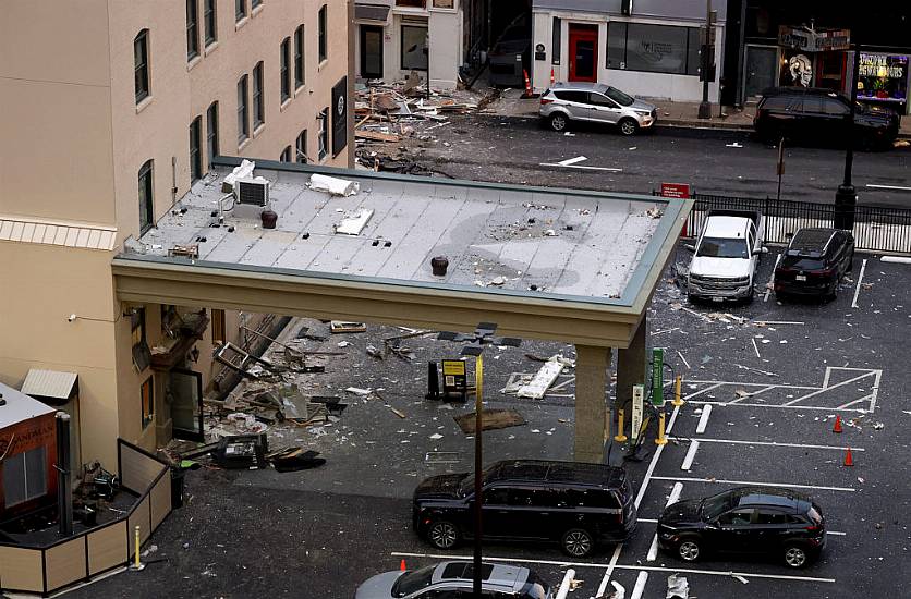 Explosion At Historic Texas Hotel Injures 21 And Scatters Debris In Fort Worth