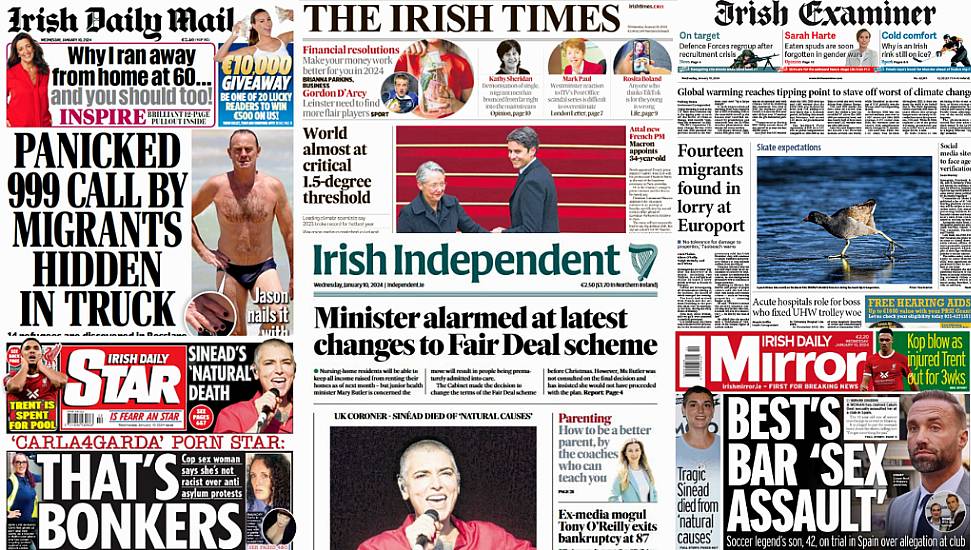 What The Papers Say: Wednesday's Front Pages