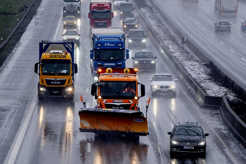 Heavy Snowfall And Freezing Rain Disrupt Transport In Scandinavia And Germany