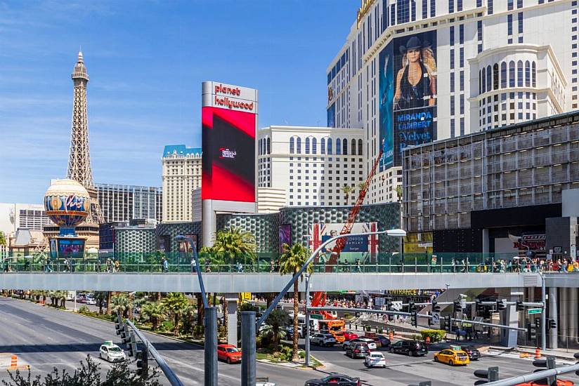 Tourists Face Fines For Snapping Photos On Las Vegas Strip Pedestrian Bridges