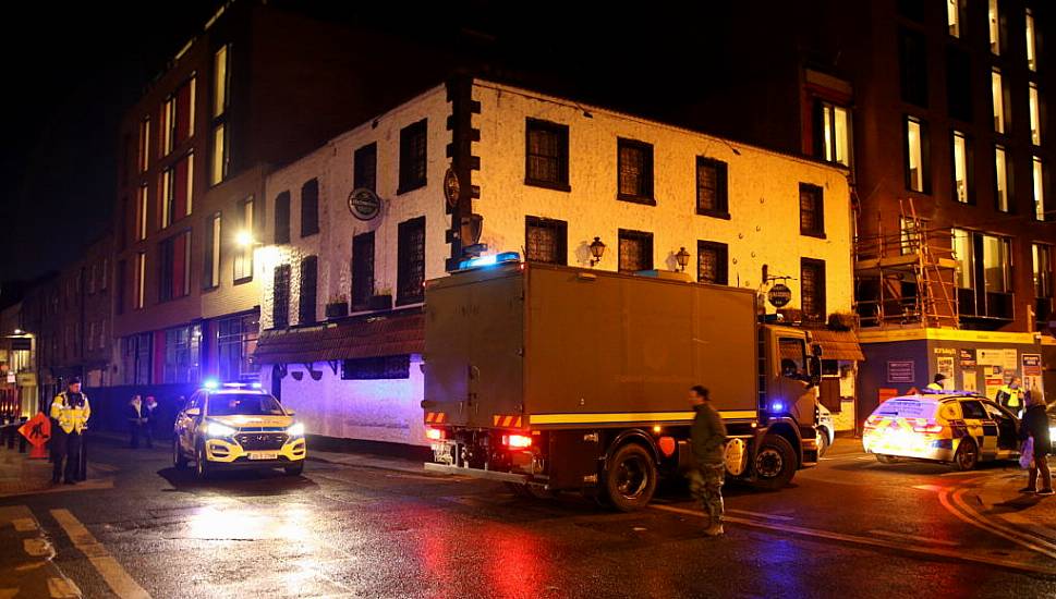 Army Bomb Disposal Team Carries Out Controlled Explosion At Homeless Hostel