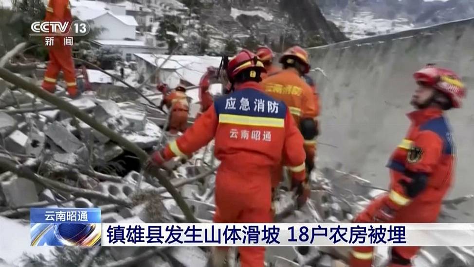 Landslide In Mountainous South-Western China Buries 47 People