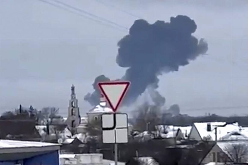 Russia Claims Ukraine Shot Down Transport Plane, With 74 On Board Killed