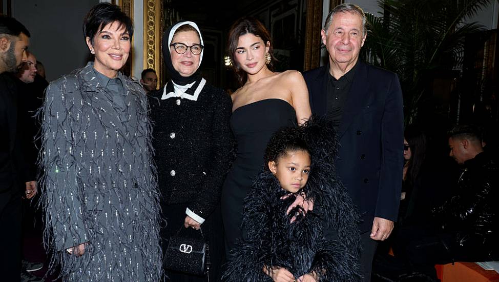 Kylie Jenner And Daughter, Five, Wear Matching Outfits At Paris Fashion Show