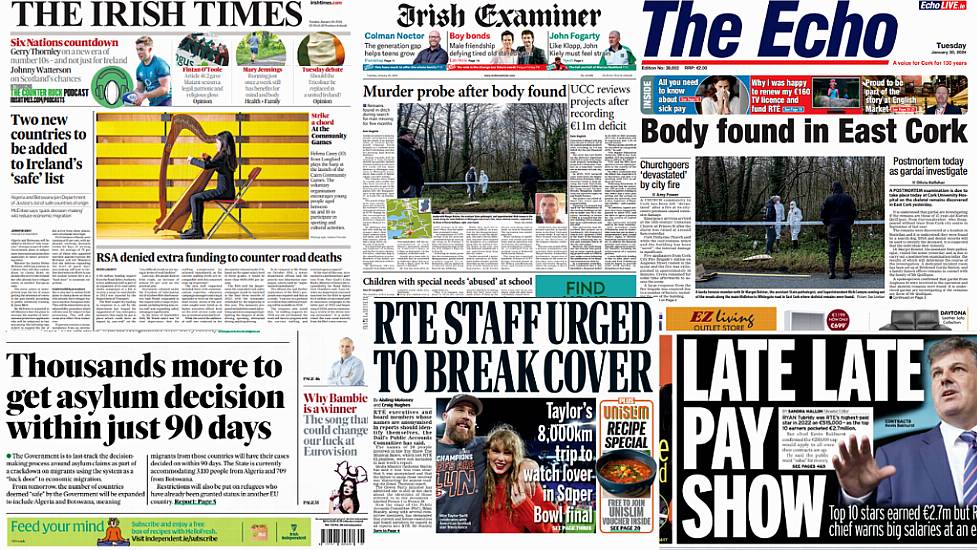 What The Papers Say: Tuesday's Front Pages