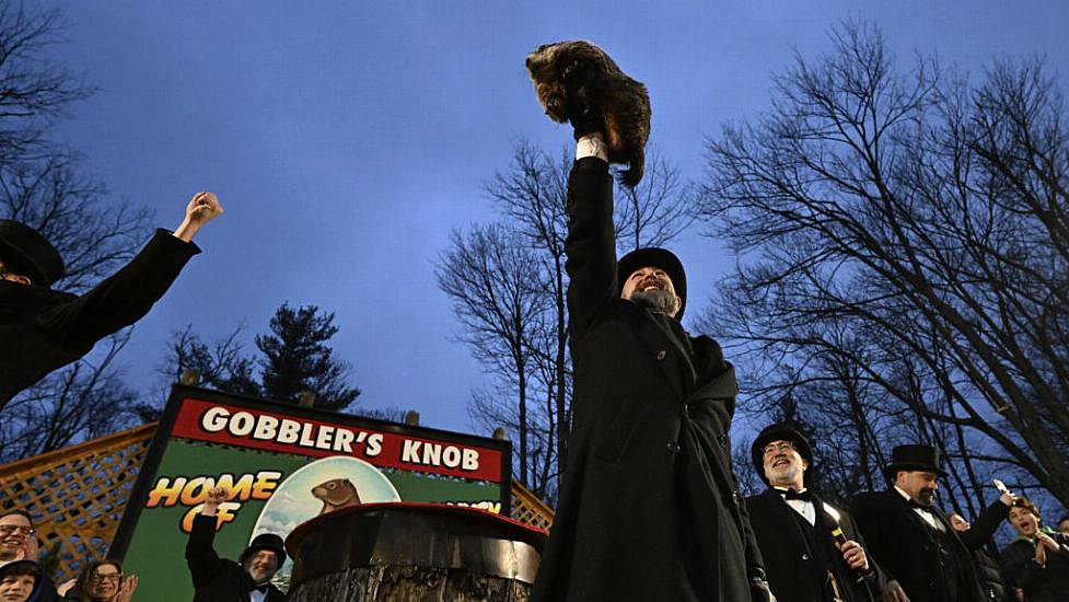 Punxsutawney Phil Predicts An Early Spring At Groundhog Day Festivities