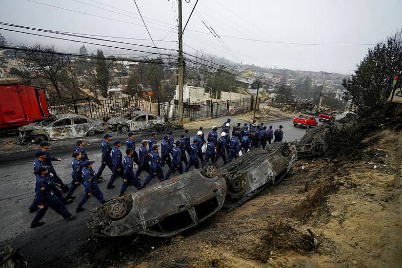 Hundreds Still Missing Following Wildfires In Chile