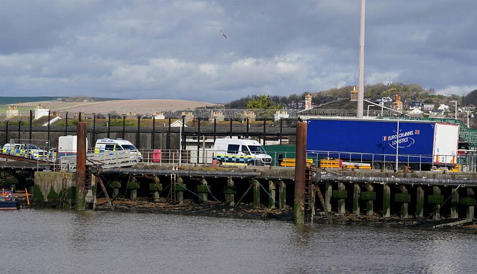 Two Arrested After Migrants Found In Back Of Lorry At Ferry Port