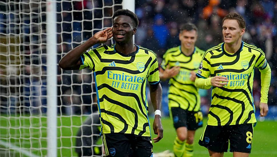 Bukayo Saka At The Double As Five-Star Arsenal Hammer Burnley