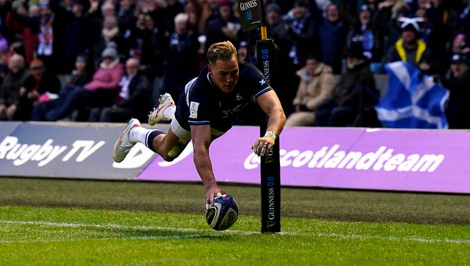 Duhan Van Der Merwe Scores Hat-Trick As Scotland Strengthen Grip On Calcutta Cup