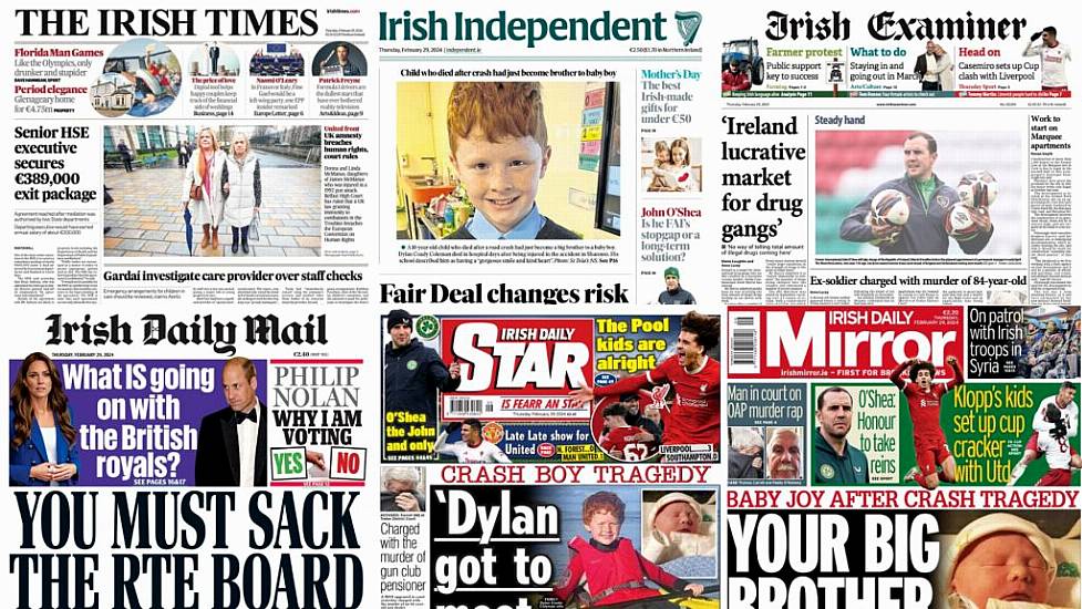 What The Papers Say: Thursday's Front Pages